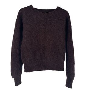 Banana Republic BR/HTG-SF78 Sweater Brown Alpaca Wool Blend Size S Womens Cozy